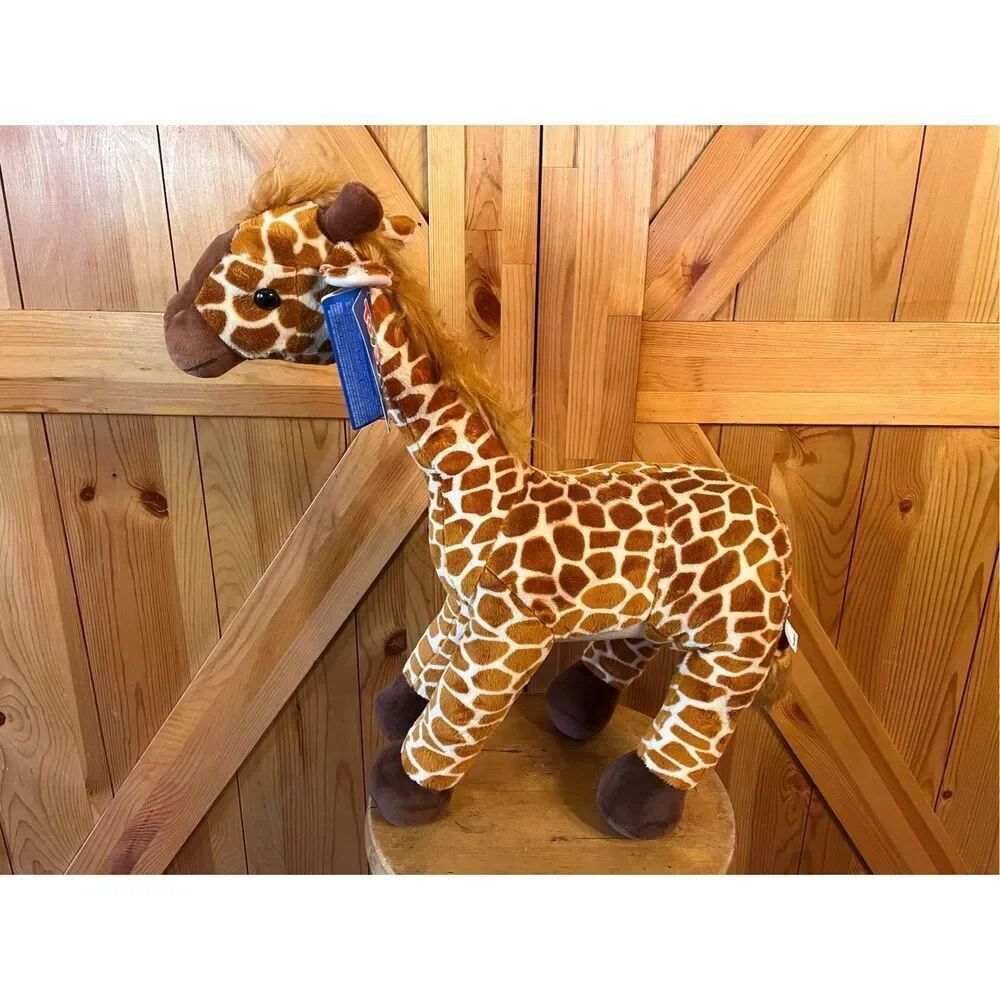 Toys R Us Giraffe Plush Stuffed Animal 21” Standing (7628)